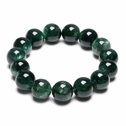 Top quality natural dark green crystal bracelet